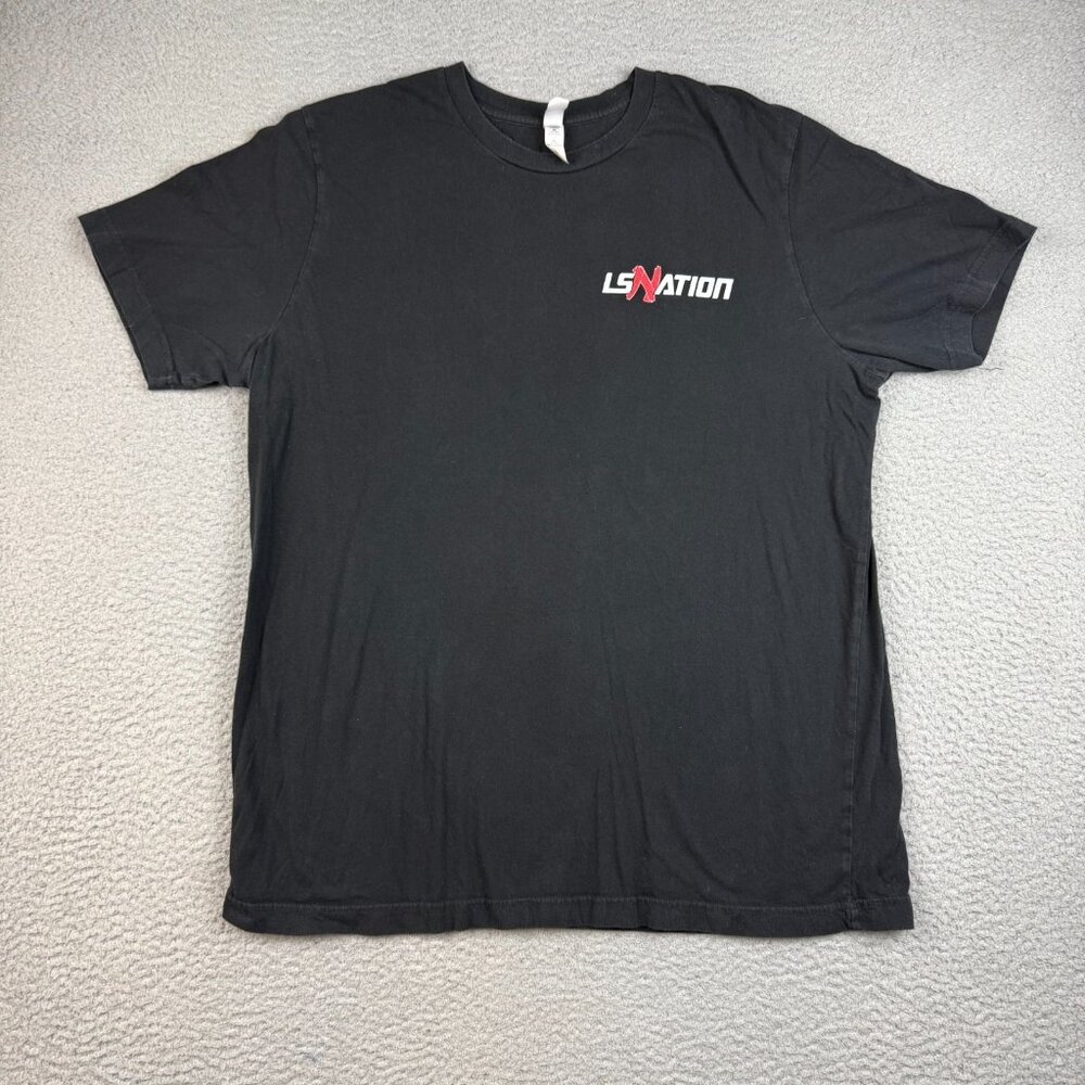 LS Nation Shirt Men's Extra Large GM Chevy Racing Cars Grim Reaper Short Sleeve - Picture 2 of 8